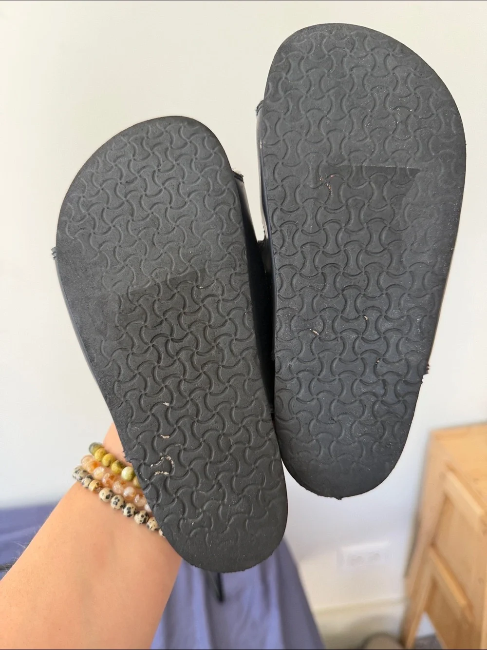 Birkenstock Kids Black Triple-Buckle Sandals